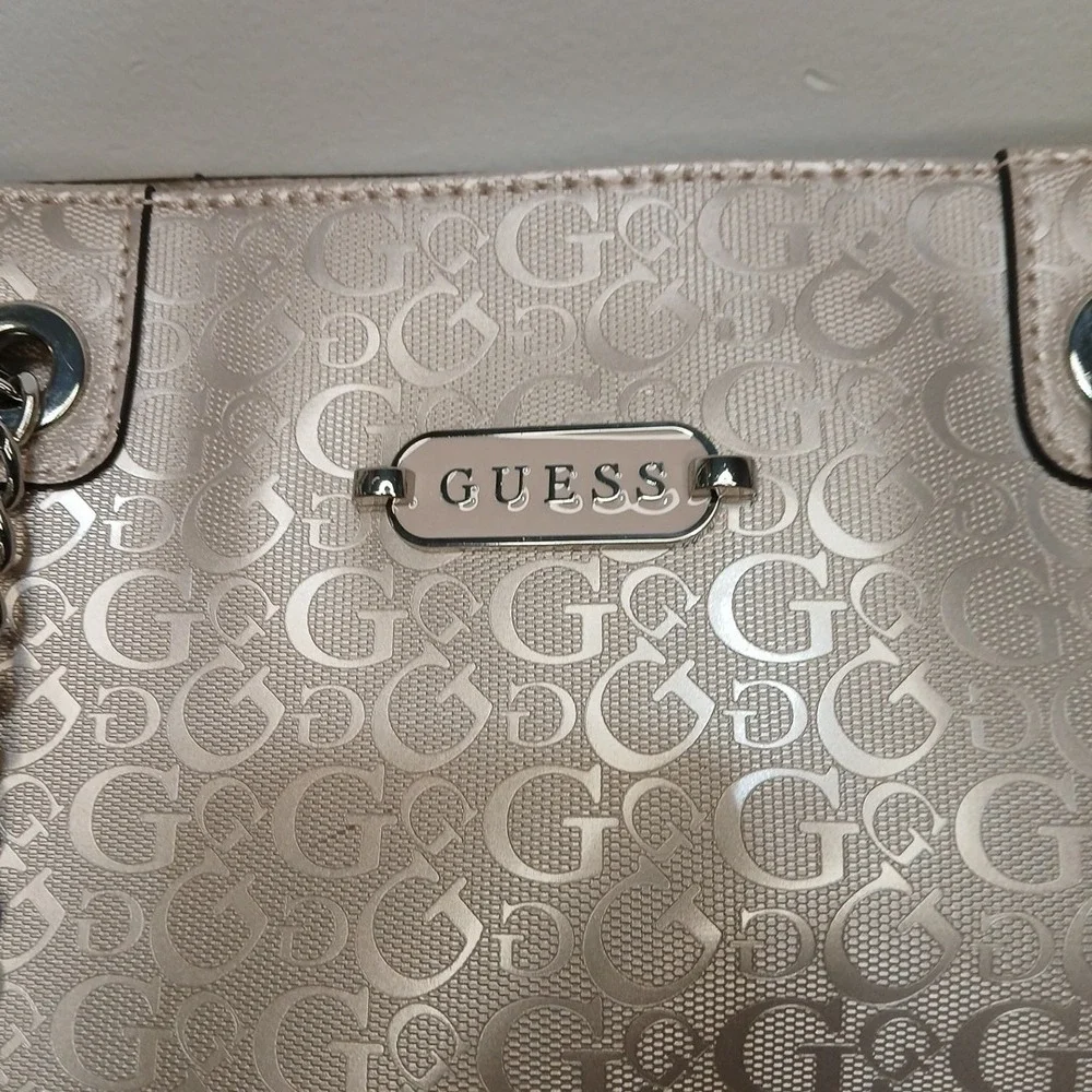 GUESS Quincey Lilac Large Tote No Call Out Original Baddie Bad 
